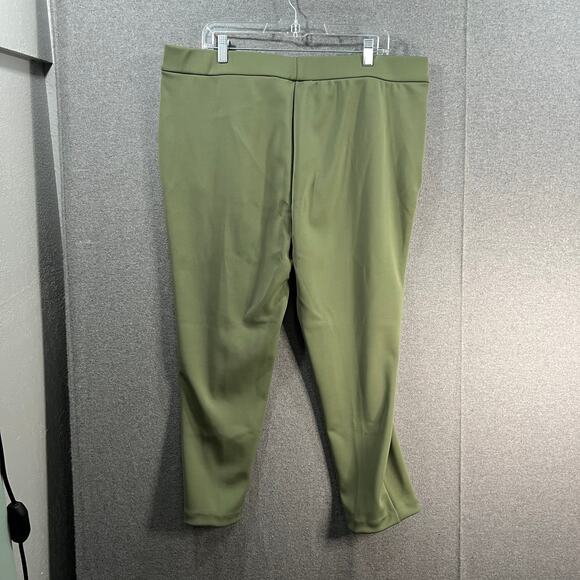 Isaac Mizrahi Live! Superknit Skinny Ankle Pant Fresh Olive, Petite X-Large - Picture 2 of 9